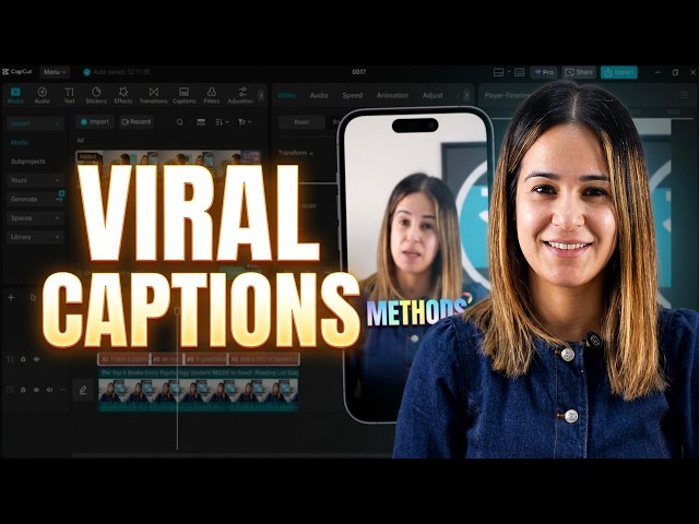 How to Make Viral Captions in CapCut (Step by Step)