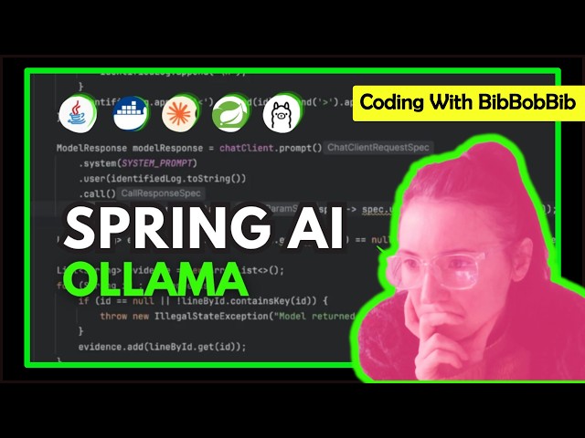 Testing Spring AI and Ollama in Java with Claude Code | Coding with BibBobBib