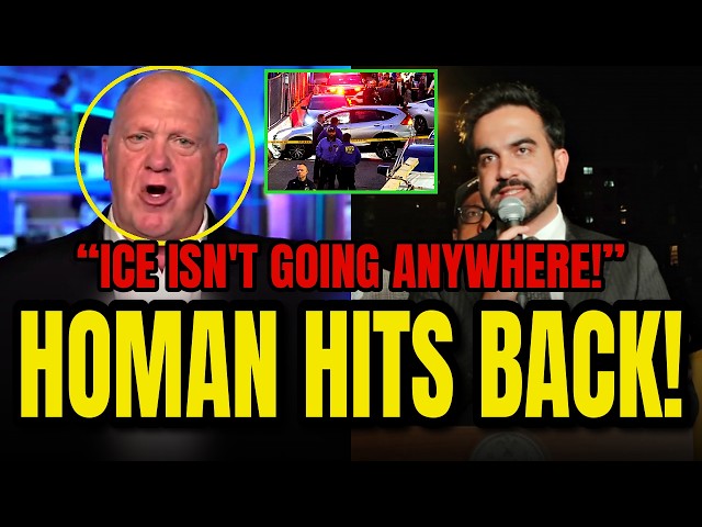 🚨IT'S HAPPENING — Homan CALLS OUT Mamdani: "ICE Isn't Going ANYWHERE!"