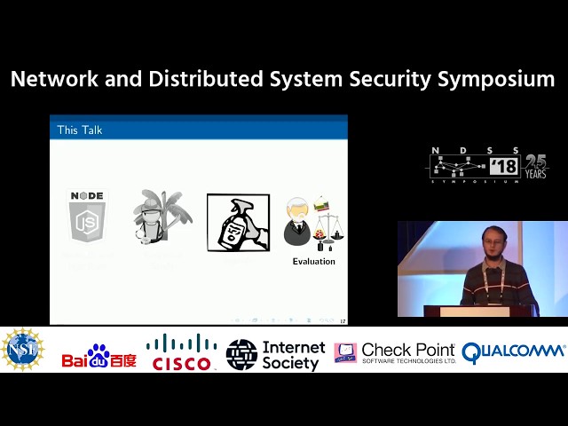 NDSS 2018 SYNODE: Understanding and Automatically Preventing Injection Attacks on NODE.JS