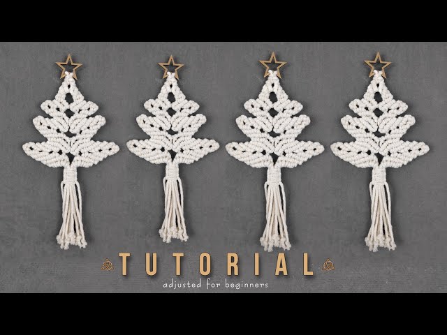 Macrame Christmas Tree Tutorial
