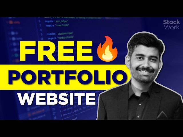 Free Portfolio Website With Blogger and AI (No Code)