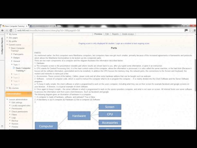 Basic Computer training Demo