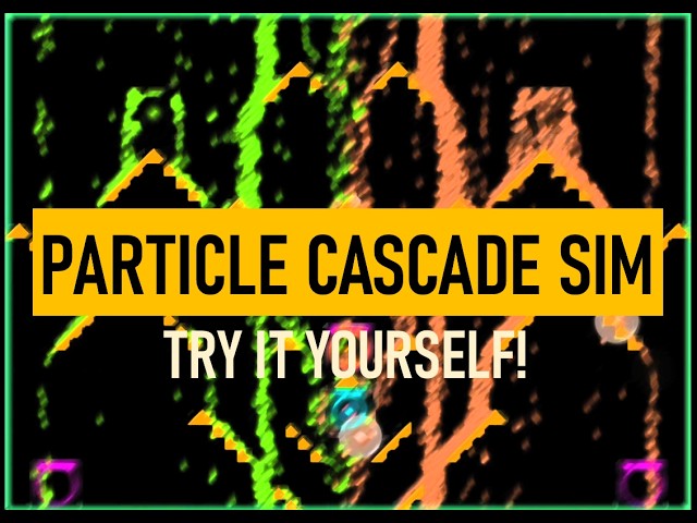 Setting up a Particle Cascade Level in My Custom-Built Physics Engine
