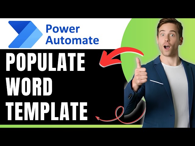 How to Populate a Word Template in Power Automate Easily 2026 | Power Automate Tutorials & Tips