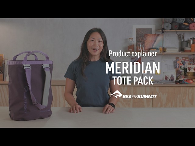 Meridian Tote | Versatile Weatherproof Bag | Product Explainer