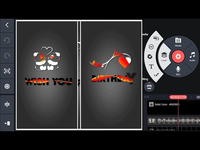 Instagram Trending Birthday Status Video Editing in Kinemaster Video Editing