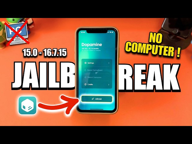 How to Jailbreak iOS 15–16.7.15 WITHOUT PC | Dopamine Jailbreak Full Tutorial