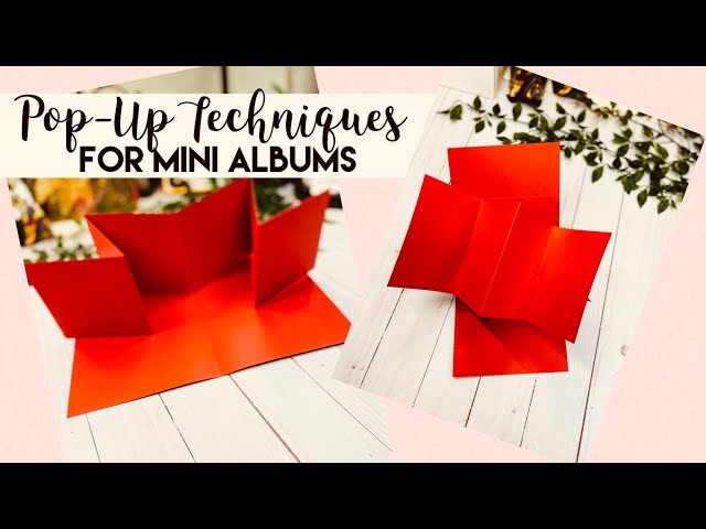 Pop-Up Techniques for Mini Albums || Technique Video