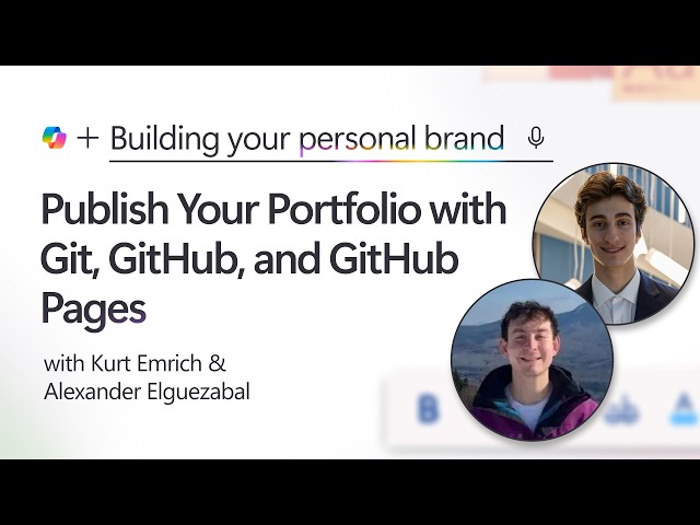 Publish Your Portfolio with Git, GitHub, and GitHub Pages