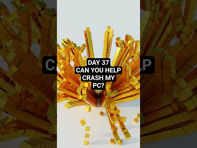 Can my PC survive 1473 cubes? #blender #3d #simulation