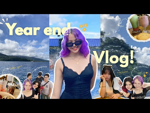 ˚˖𓍢ִ໋❀ Year End Vlog|| 26: Travel, Camiguin, Swimming pool, Café hopping, hangouts, and more!🏞️🍵