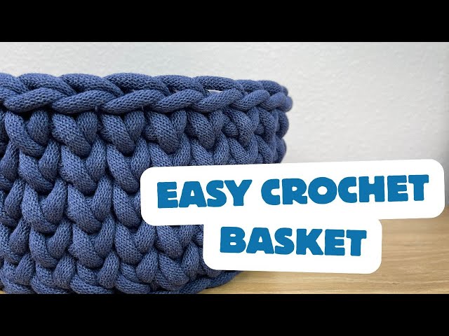 Chunky Crochet Basket Tutorial
