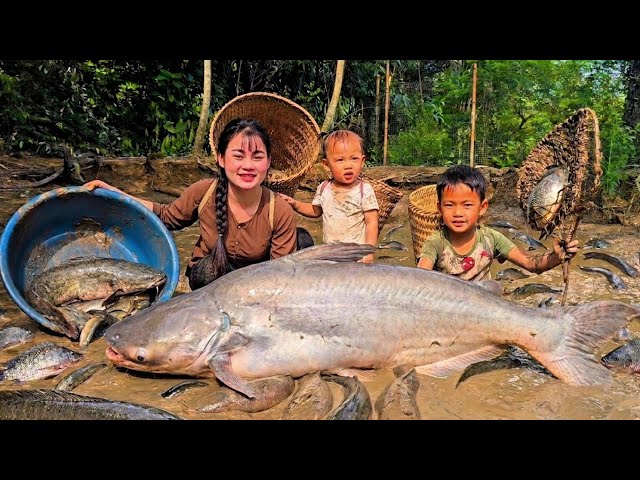 The journey to conquer giant fish—a wonderful reward for the small family's efforts.