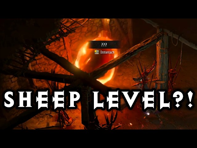 Diablo 4 Has a SECRET Sheep Level?!