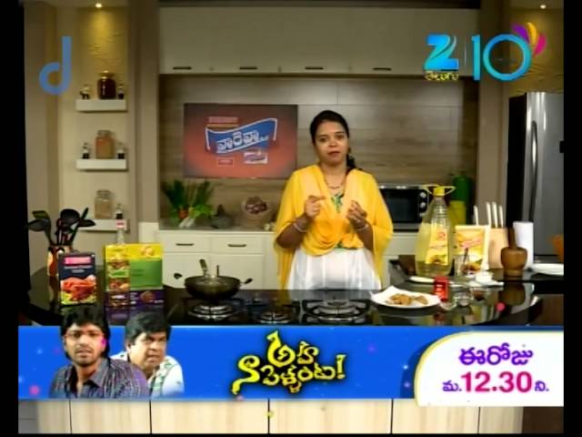 Vah re Vah - Indian Telugu Cooking Show - Episode 416 - Zee Telugu TV Serial - Best Scene