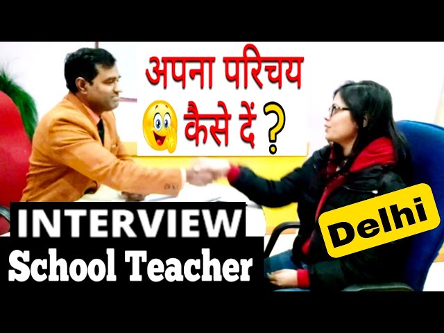 School teacher Interview practice | Nvs / Kvs aspirants | Hindi subject interview | PD Classes