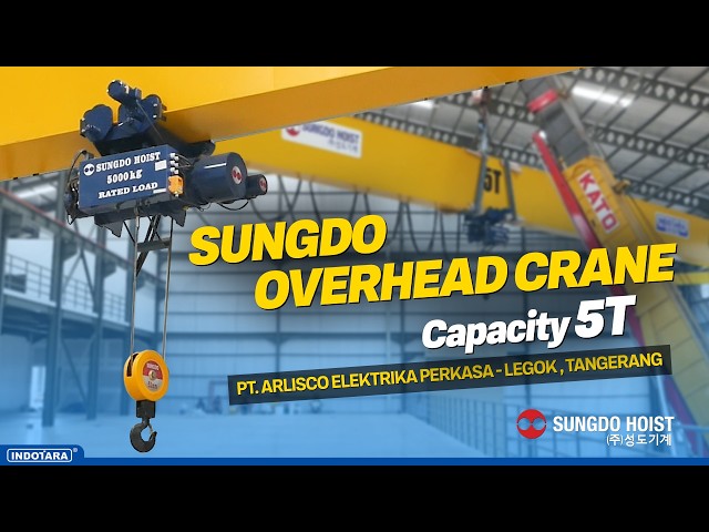 ON-SITE PROJECT | INSTALASI SUNGDO OVERHEAD CRANE 5 TON - PT. ARLISCO ELEKTRIKA PERKASA, TANGERANG