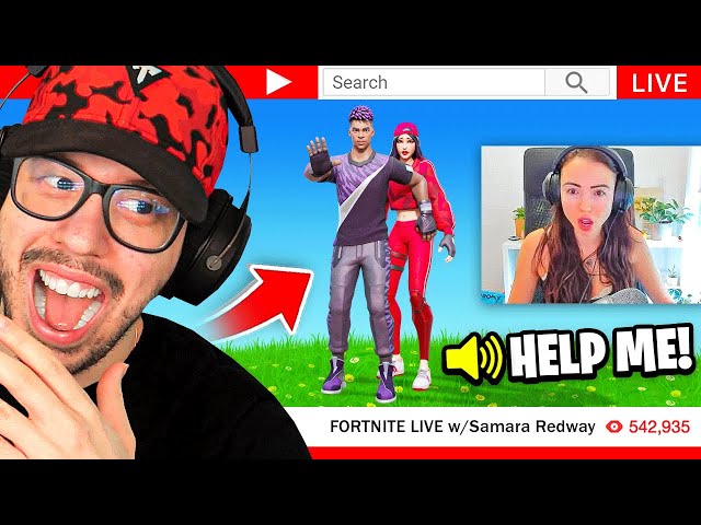 I Stream Sniped My Girlfriend.. To PROTECT HER! (Fortnite)