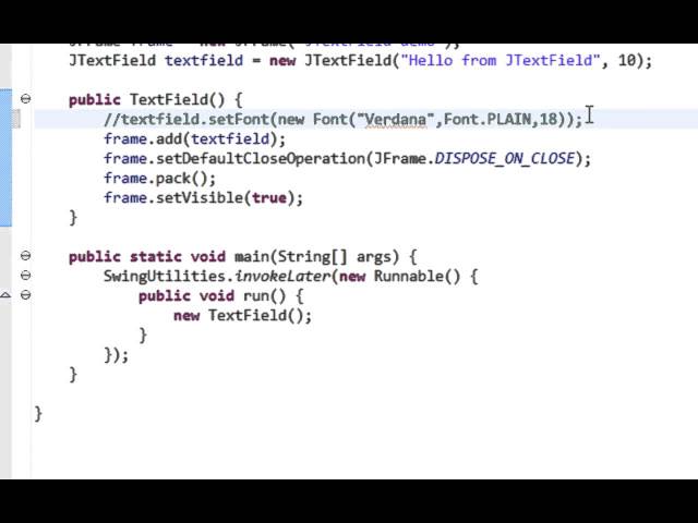 Java swing GUI tutorial #11: JTextField