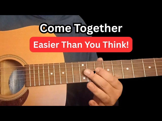 Come Together Is Easier Than You Think | Beatles Guitar Lesson