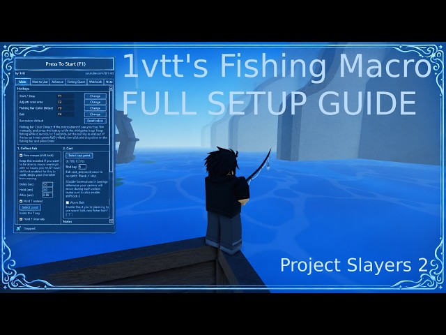 Project Slayers 2 Ultimate Fishing Macro FULL SETUP GUIDE