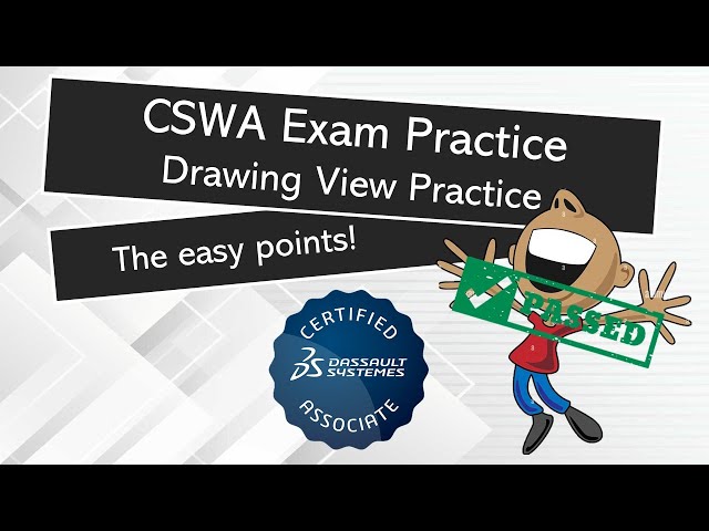 SOLIDWORKS CSWA Practice Set 3: Drawing Views
