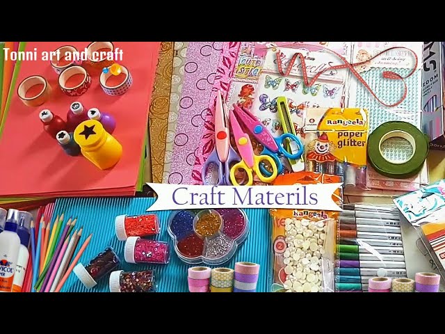 Craft stationery items / craft materials