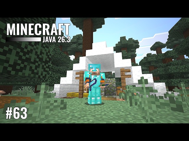 MINECRAFT - JAVA 26.3 // 63 // LAPTOP Gameplay
