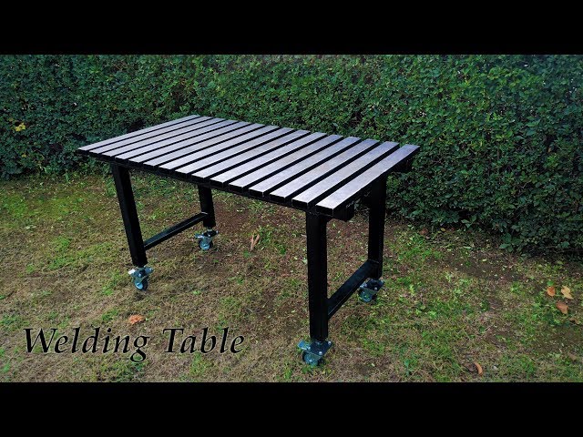 Homemade Welding Table Build