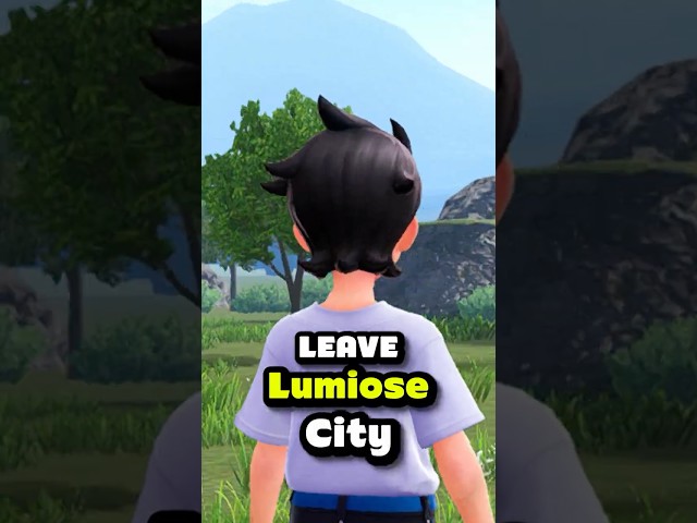 What Happens If You TRY to LEAVE Lumiose City in Pokemon Legends Z A  #pokemonlegendsza #pokemon