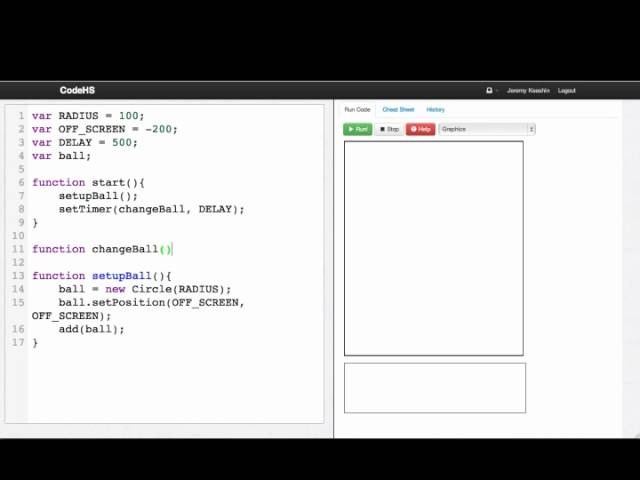 Making a Game, Part 1 - Introduction to Computer Science in JavaScript