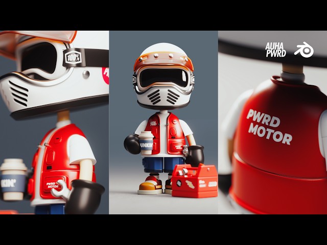 How I made my chibi character in Blender 3D