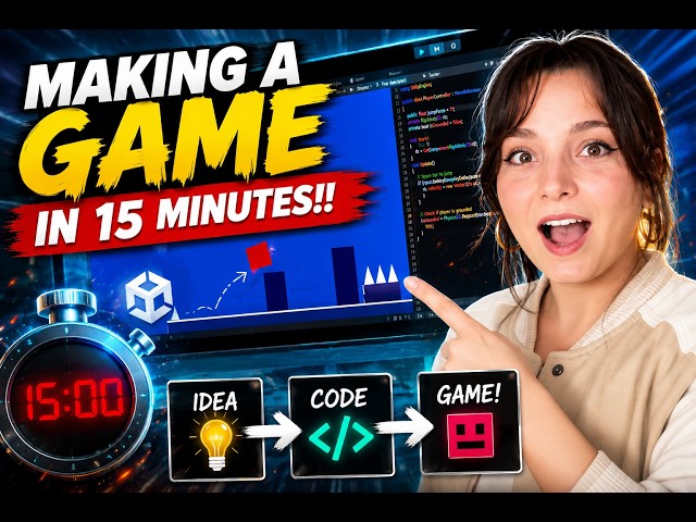 MAKING A GAME IN 15 MINUTES!!