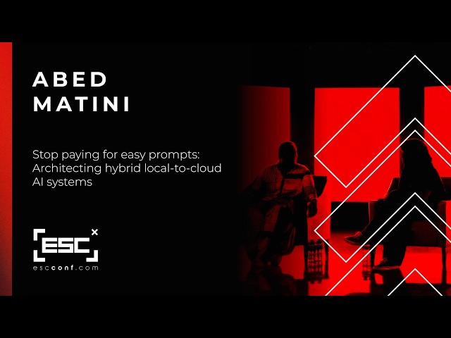 Hybrid AI without wasted spend | Escape 2026