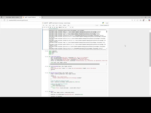 AI BLOG GENERATOR