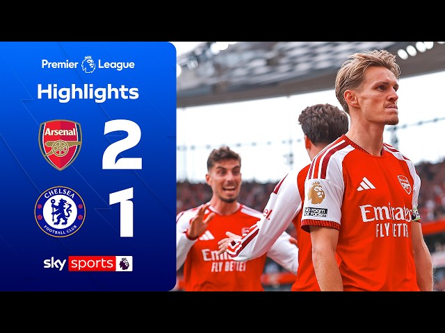 Arsenal stage comeback in fiery London derby 🔥 | Arsenal 2-1 Chelsea | Premier League Highlights