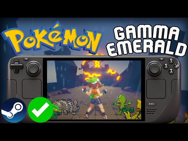 POKEMON GAMMA EMERALD Steam Deck Setup Install Guide + Performance/Gameplay