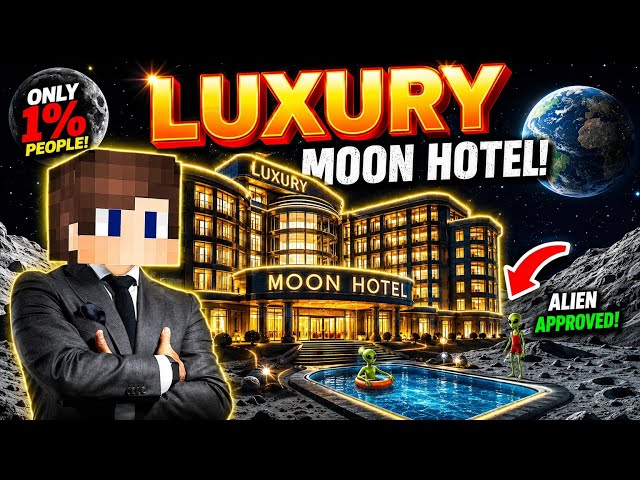 I OPENED LUXURY HOTEL IN MOON🤯(Don't Miss)