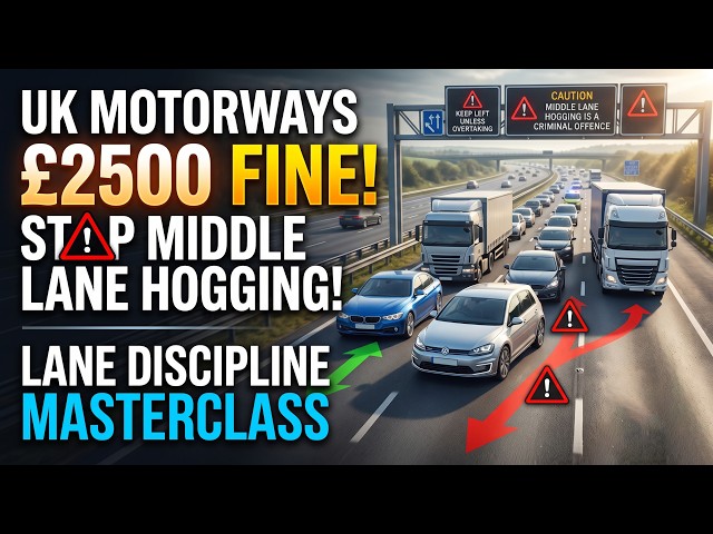 How To Avoid A £2500 Fine On UK Motorways – Lane Discipline Masterclass