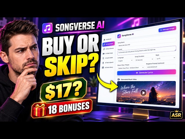SongVerse AI Review 2026: Worth $17? Demo, Pricing & OTOs