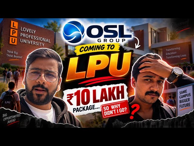 OSL Group coming in LPU🤩Big Opportunities ahead ✅#lpu#vlog#vlogs#placement#college#oslgroup#youtube