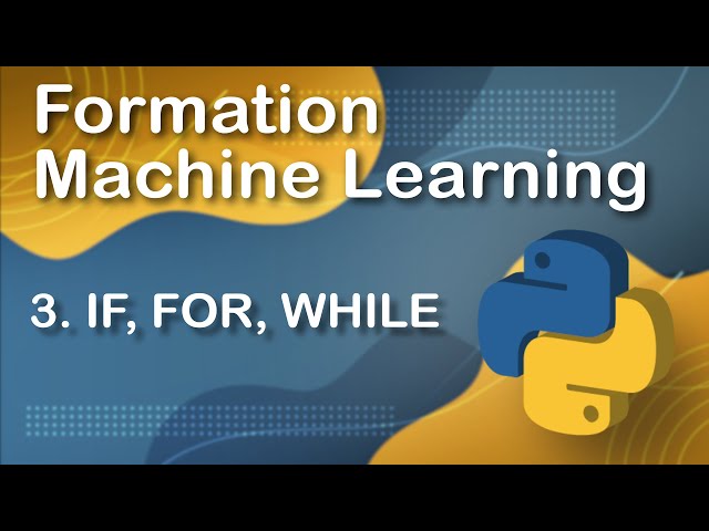 PYTHON IF/ELSE, WHILE, FOR (3/30)