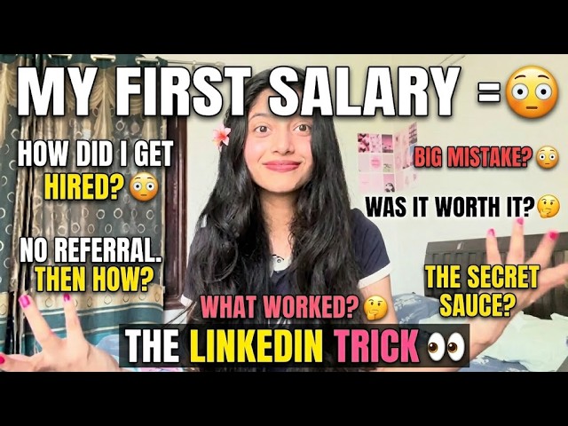 My First Salary as a Developer 😳 | How I Got Job Through LinkedIn (No Referrals + No Sugarcoating)