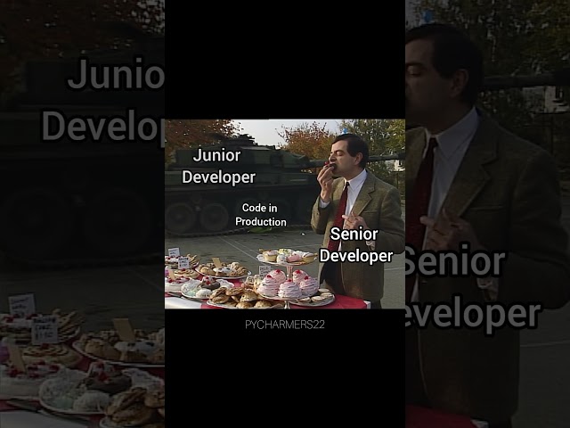 Senior Programmers vs Junior Developers #shorts #programming #ytshorts #youtubeshorts