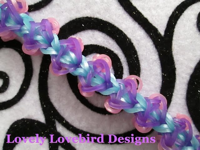 Rainbow Loom Surreal Bracelet. New Tutorial