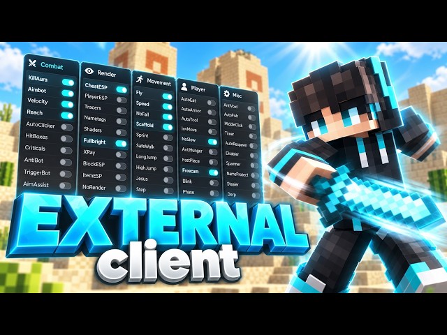 External Client 1.8.9 — Free Minecraft Hack Client Download