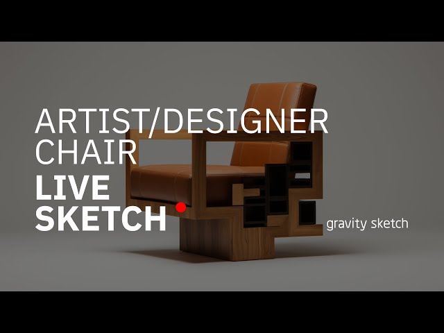 Making a Designer/Artist Inspired Chair - Live Sketch