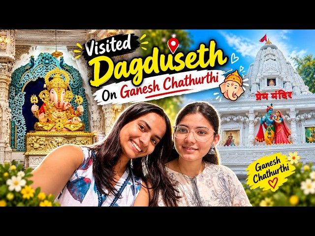 Visted all 15 Pandals at DAGADUSHETH HALWAI Temple | Daily Vlog | Day 28/100