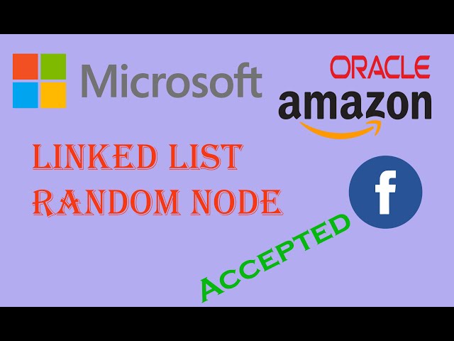 Leetcode 382 : Linked List Random Node C++ Code Simple Solutions  Leetcode Problems Solutions.